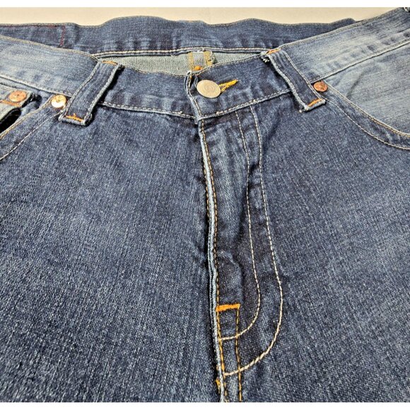 RARE VINTAGE TRUE RELIGION JOEY JEANS MEN'S 38x32 SAMURAI EMBROIDERED Y2K USA - Picture 8 of 16